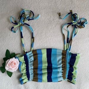 Aerie Ribbed Longline Bandeau Top